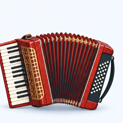 l’accordéon (m.): accordion
