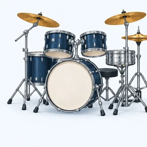 la batterie: drum kit