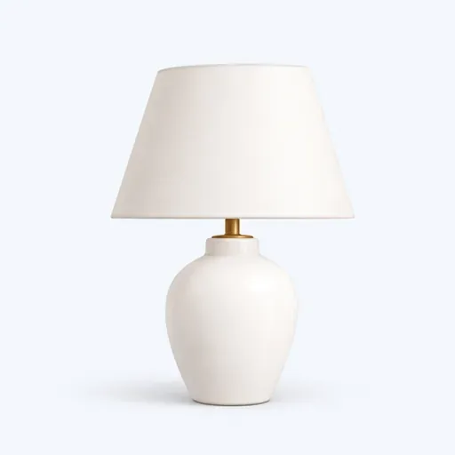 une lampe: a lamp