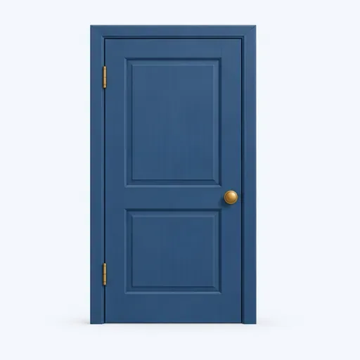 une porte: a door