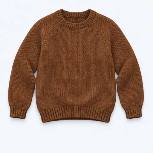 un pull brun: a brown jumper