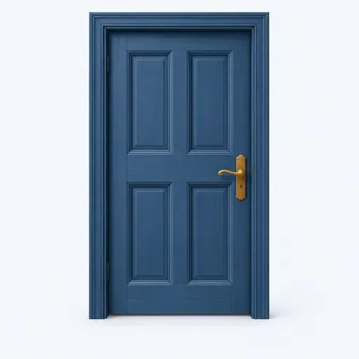 une porte: a door