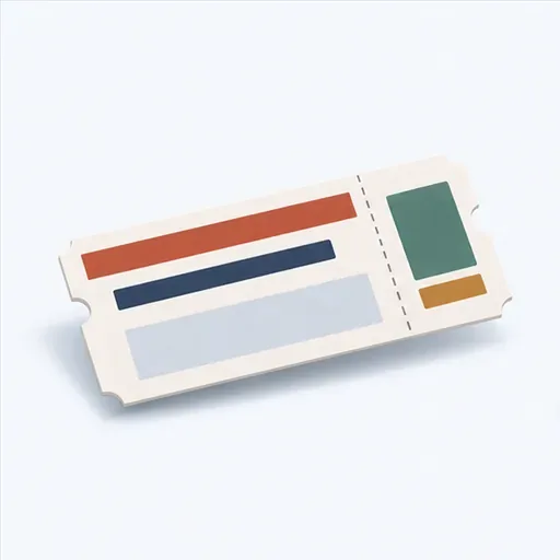 le billet: ticket