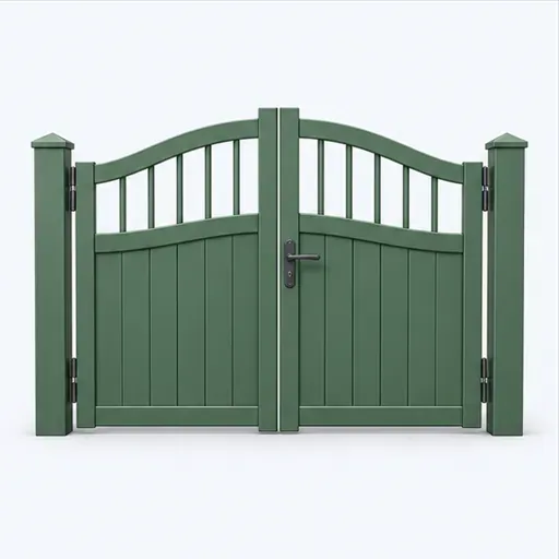 un portail: una puerta de jardín