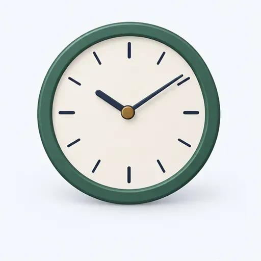 l’horloge: clock
