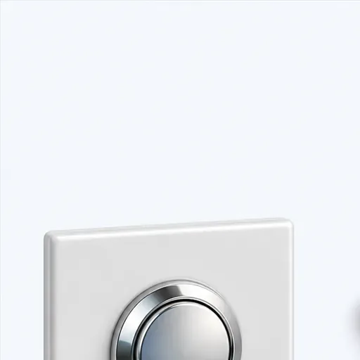 un bouton-poussoir: a push button