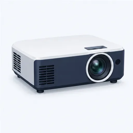 un vidéoprojecteur: 一台投影仪