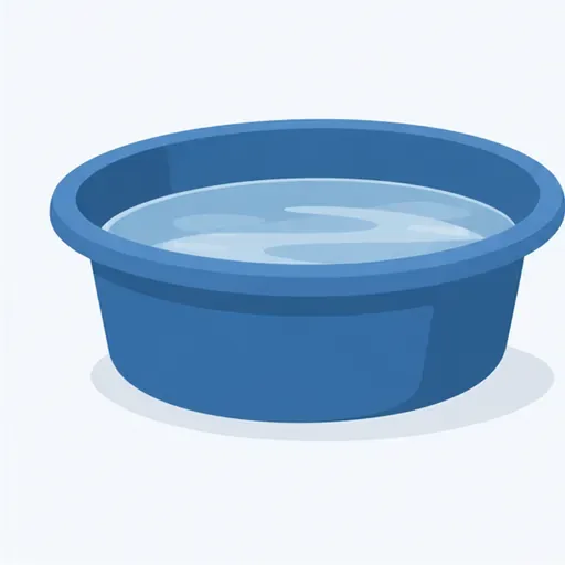 la bassine: 水盆