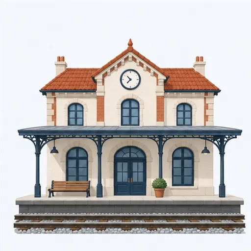 la gare: railway station