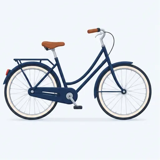 le vélo: bicycle