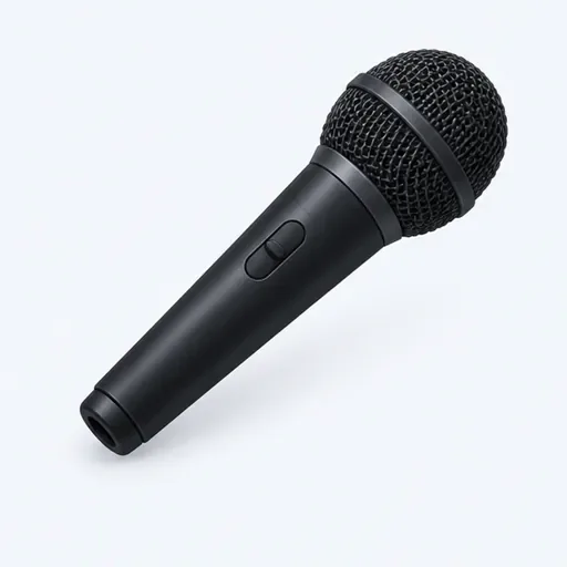 un microphone: a microphone