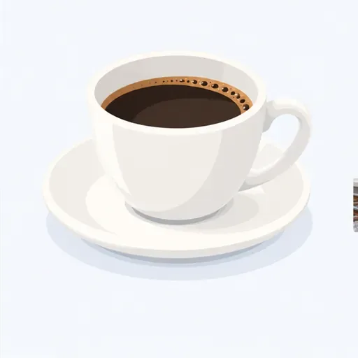 une tasse de café: a cup of coffee