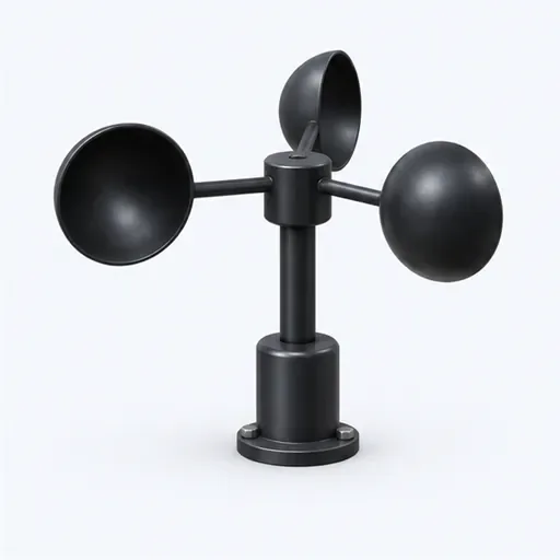 l’anémomètre (m.): anemometer