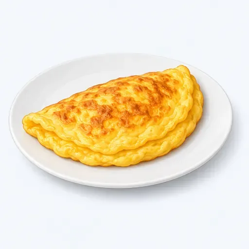 une omelette: an omelette