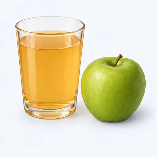 un jus de pomme: an apple juice