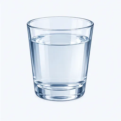 un verre d’eau: glass of water