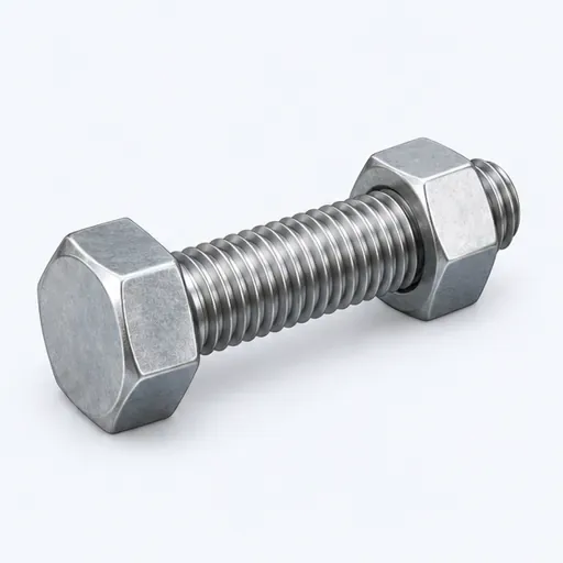 le boulon: bolt and nut assembly