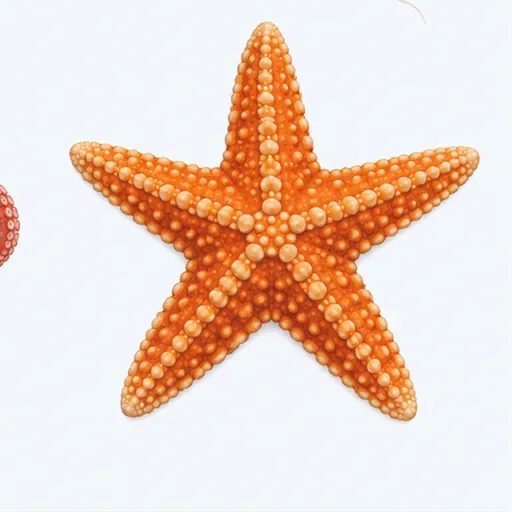 l’étoile de mer (f.): starfish