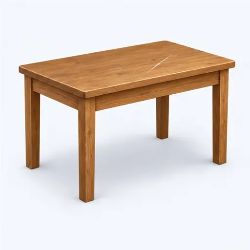 une table en bois: 一张木桌