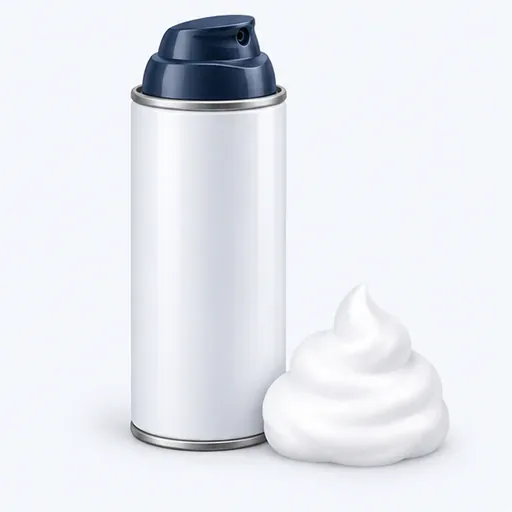 la mousse à raser: shaving foam