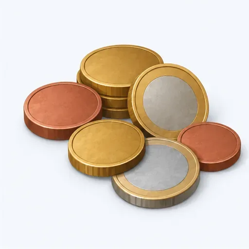 les pièces: coins