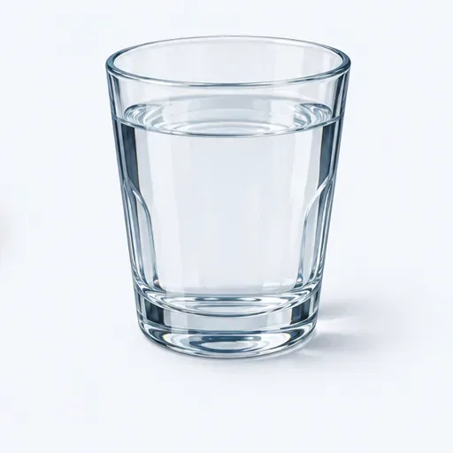 un verre d’eau: a glass of water
