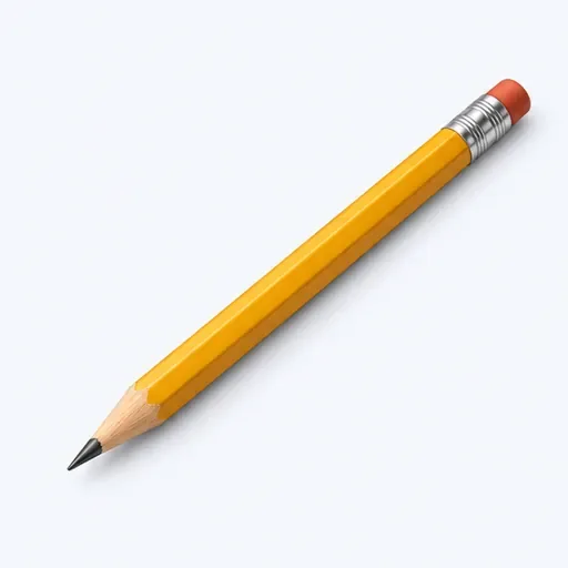 le crayon: pencil