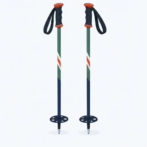 les bâtons de ski (m. pl.): ski poles