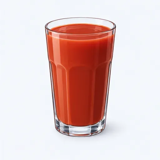 le jus de tomate: tomato juice