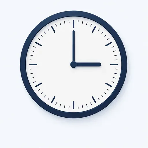l’horloge: clock