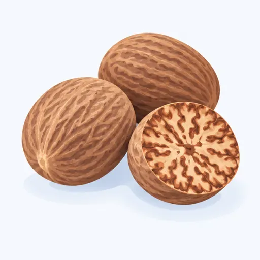 la noix de muscade: nutmeg