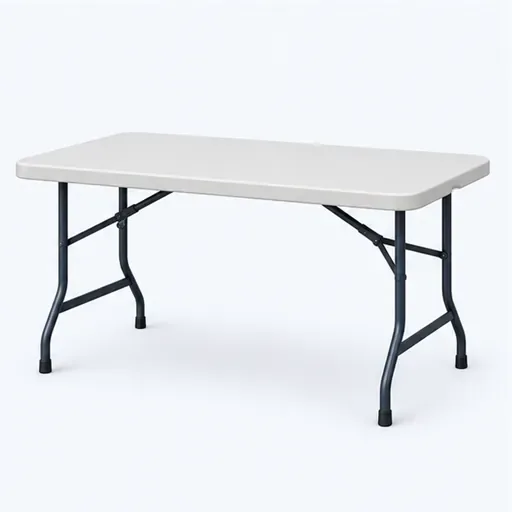 une table pliante: 一张折叠桌