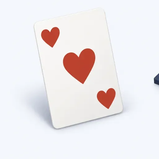 la carte à jouer: playing card