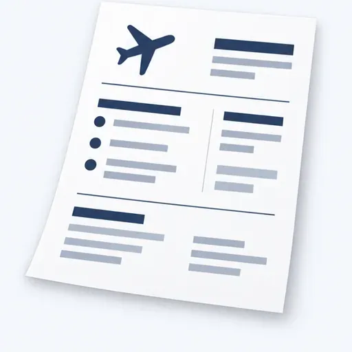 le billet d’avion: plane ticket
