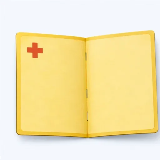 le carnet de vaccination: vaccination record booklet