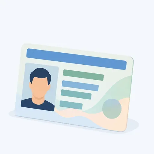 la carte d’identité: identity card