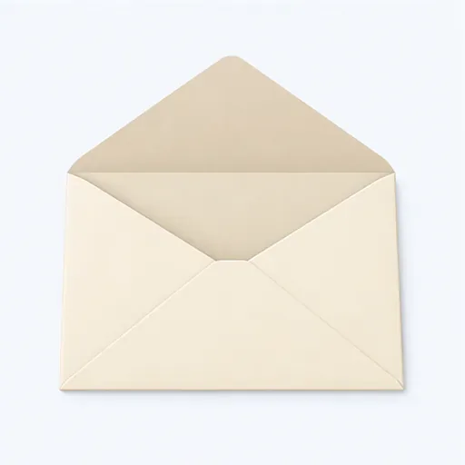 l’enveloppe (f.): envelope