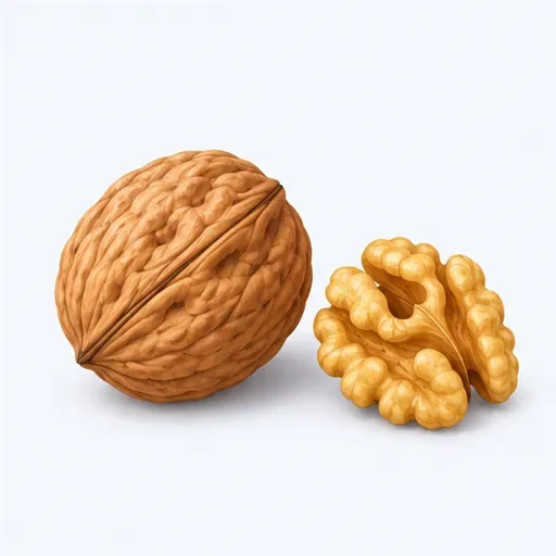 une noix: a walnut