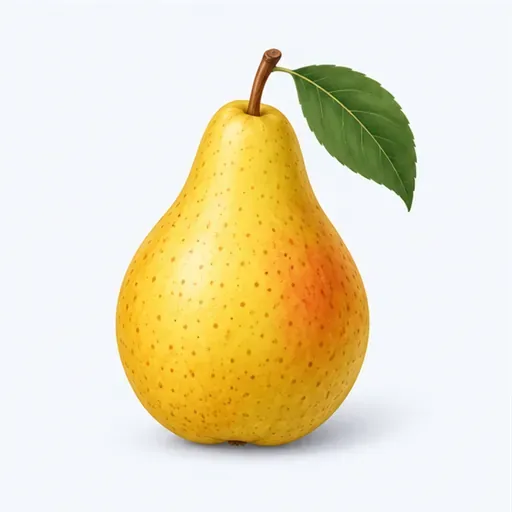 une poire: a pear