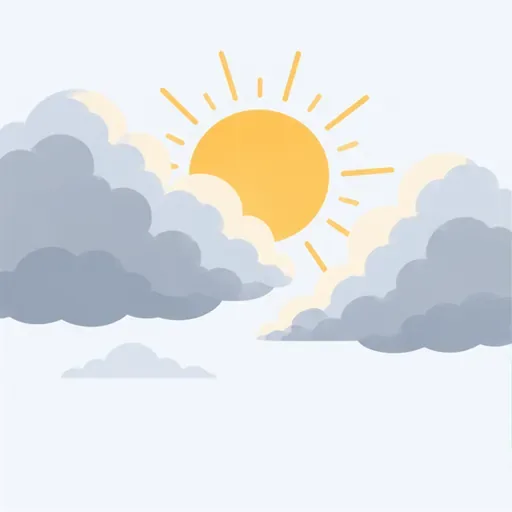 une éclaircie: a sunny interval