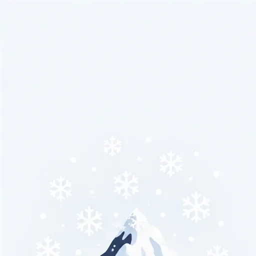 la neige: snow