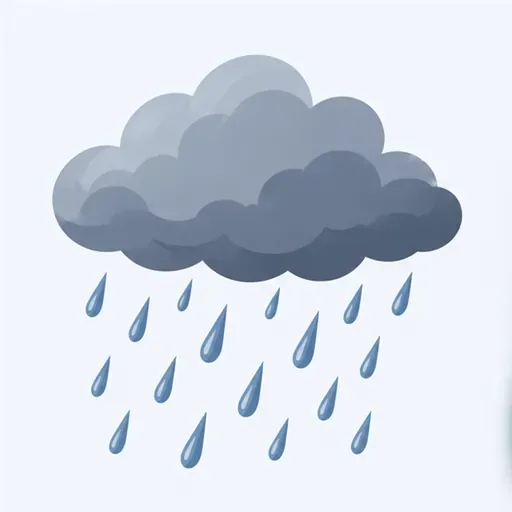 la pluie: rain