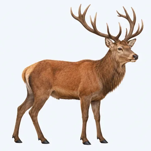 le cerf: red deer; stag