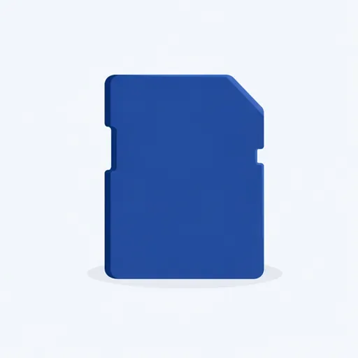 une carte mémoire: a memory card