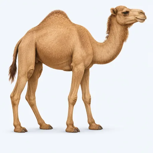 le dromadaire: one-humped camel