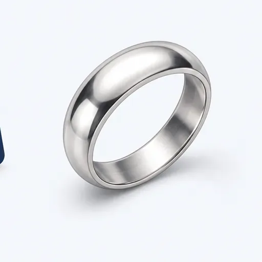 une bague en argent: a silver ring