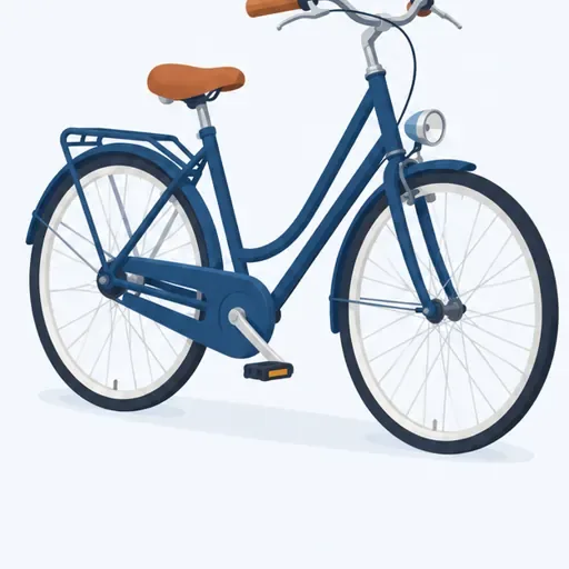 un vélo: a bicycle