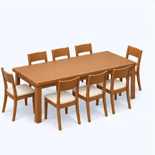 une grande table: 大きなテーブル