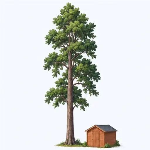 un grand arbre: 高い木1本