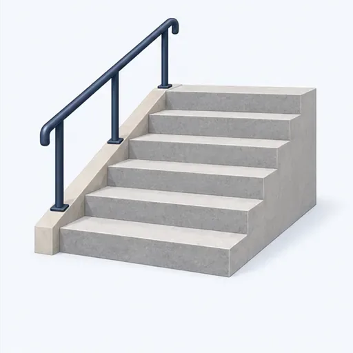 l’escalier: stairs